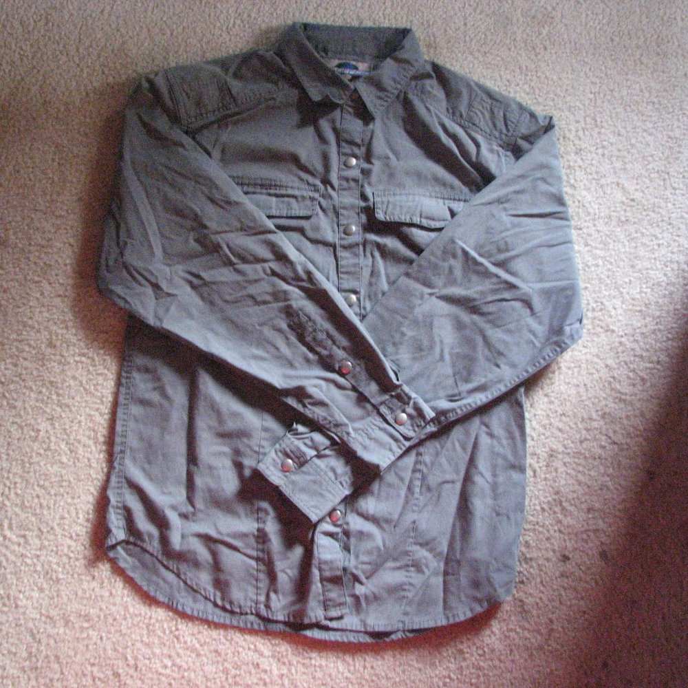 Green Exofficio Button Up Outer Wear Shirt!